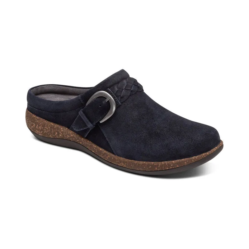 WOMEN'S AETREX LIBBY COMFORT CLOG | NAVY