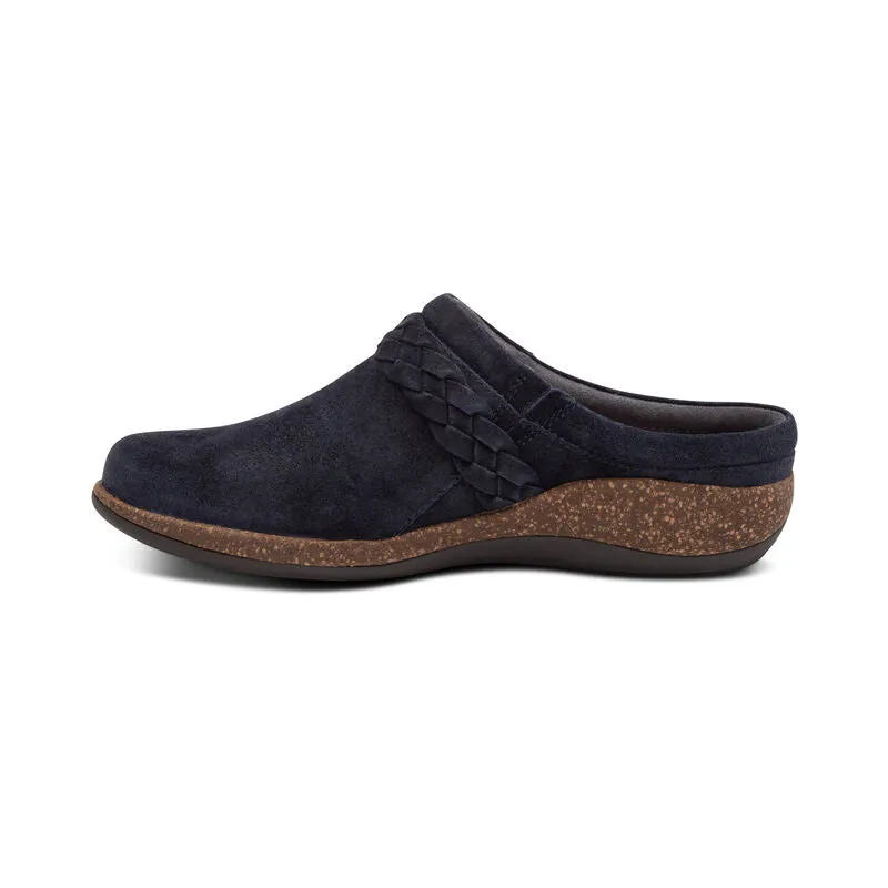 WOMEN'S AETREX LIBBY COMFORT CLOG | NAVY
