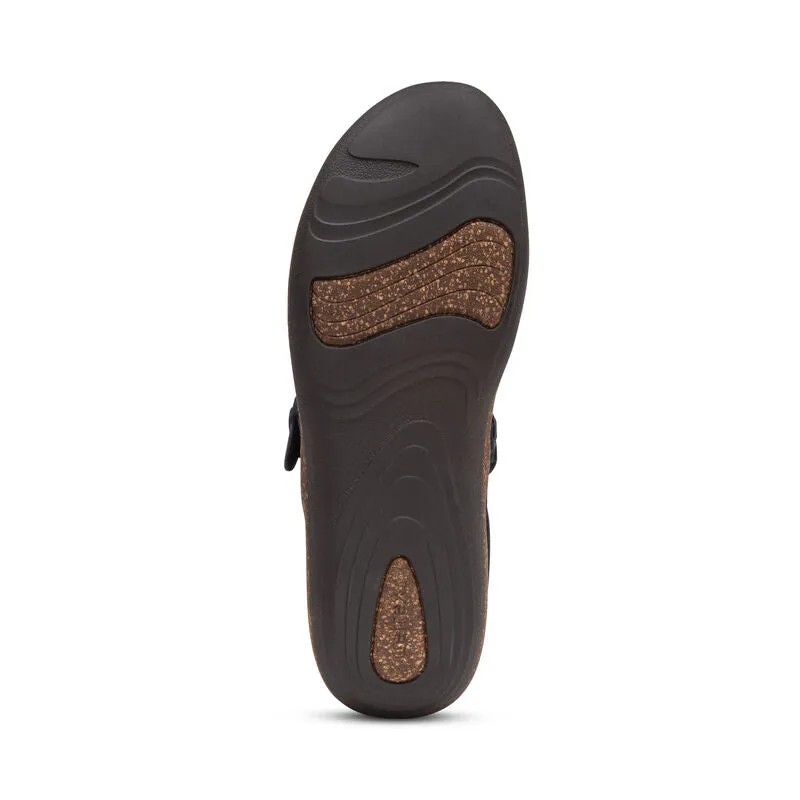 WOMEN'S AETREX LIBBY COMFORT CLOG | NAVY