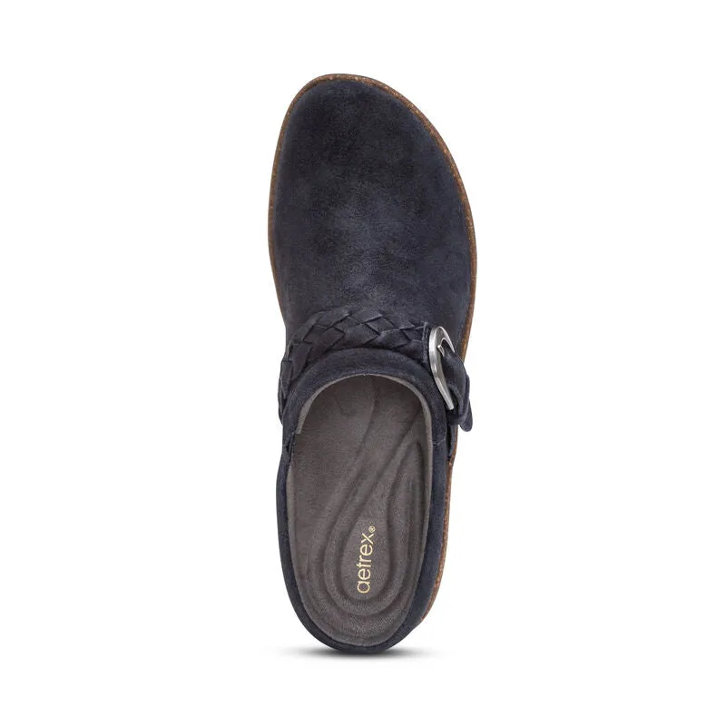 WOMEN'S AETREX LIBBY COMFORT CLOG | NAVY