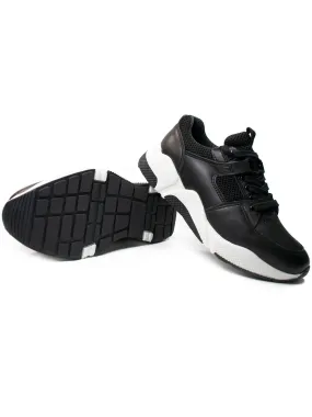 Women's Chicago Low Tops by Will's Vegan Shoes (White, Black)