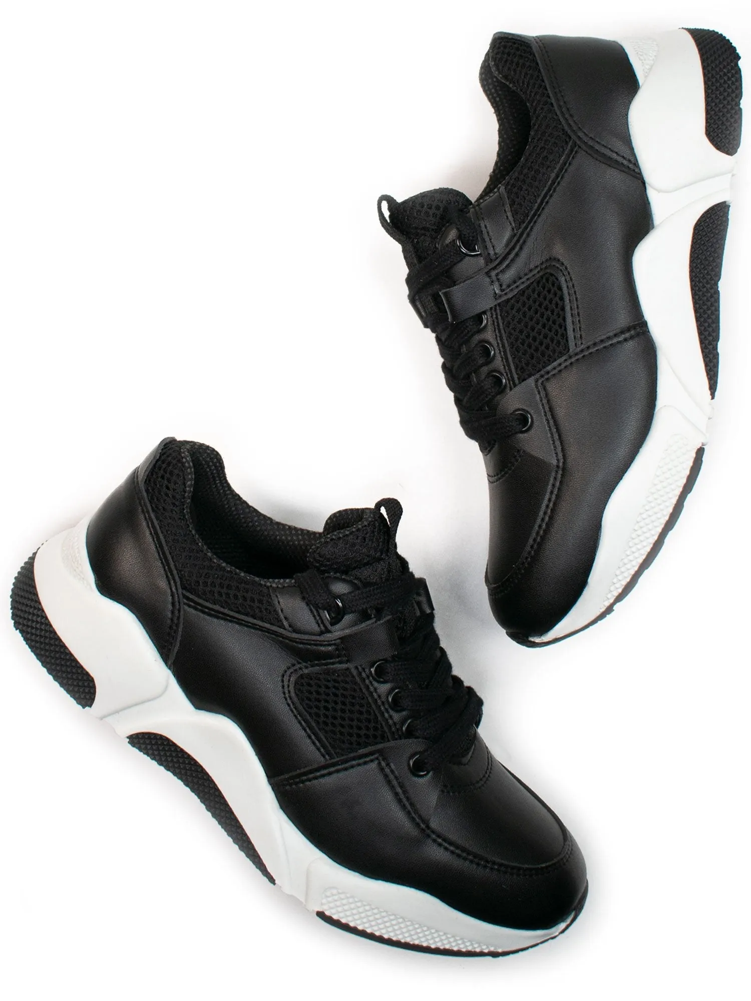 Women's Chicago Low Tops by Will's Vegan Shoes (White, Black)