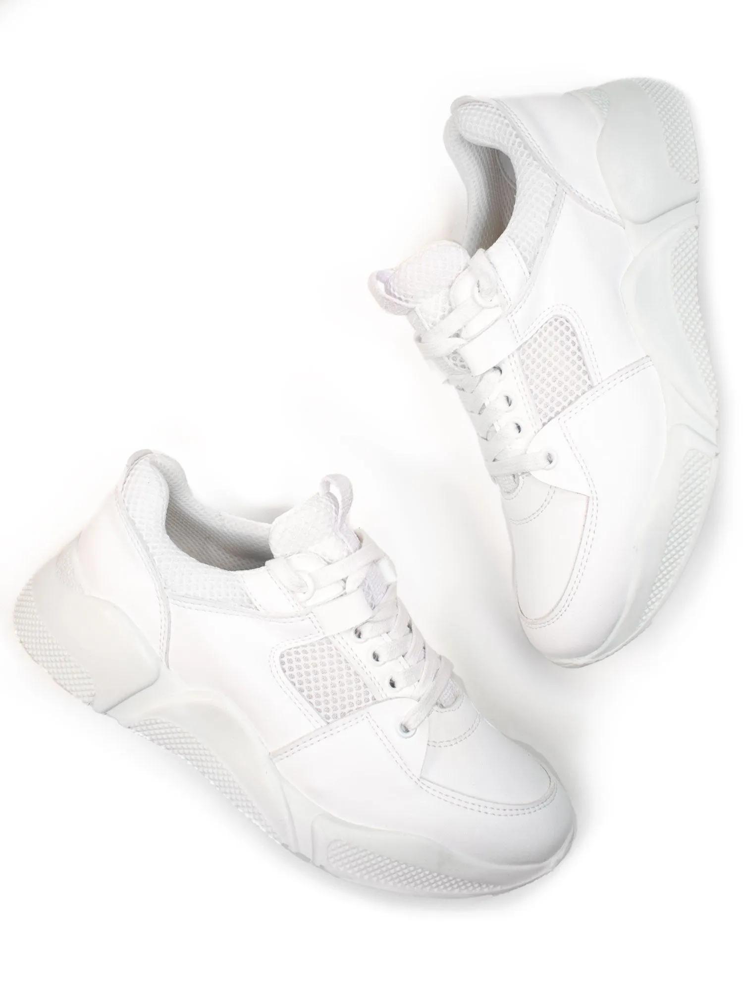 Women's Chicago Low Tops by Will's Vegan Shoes (White, Black)