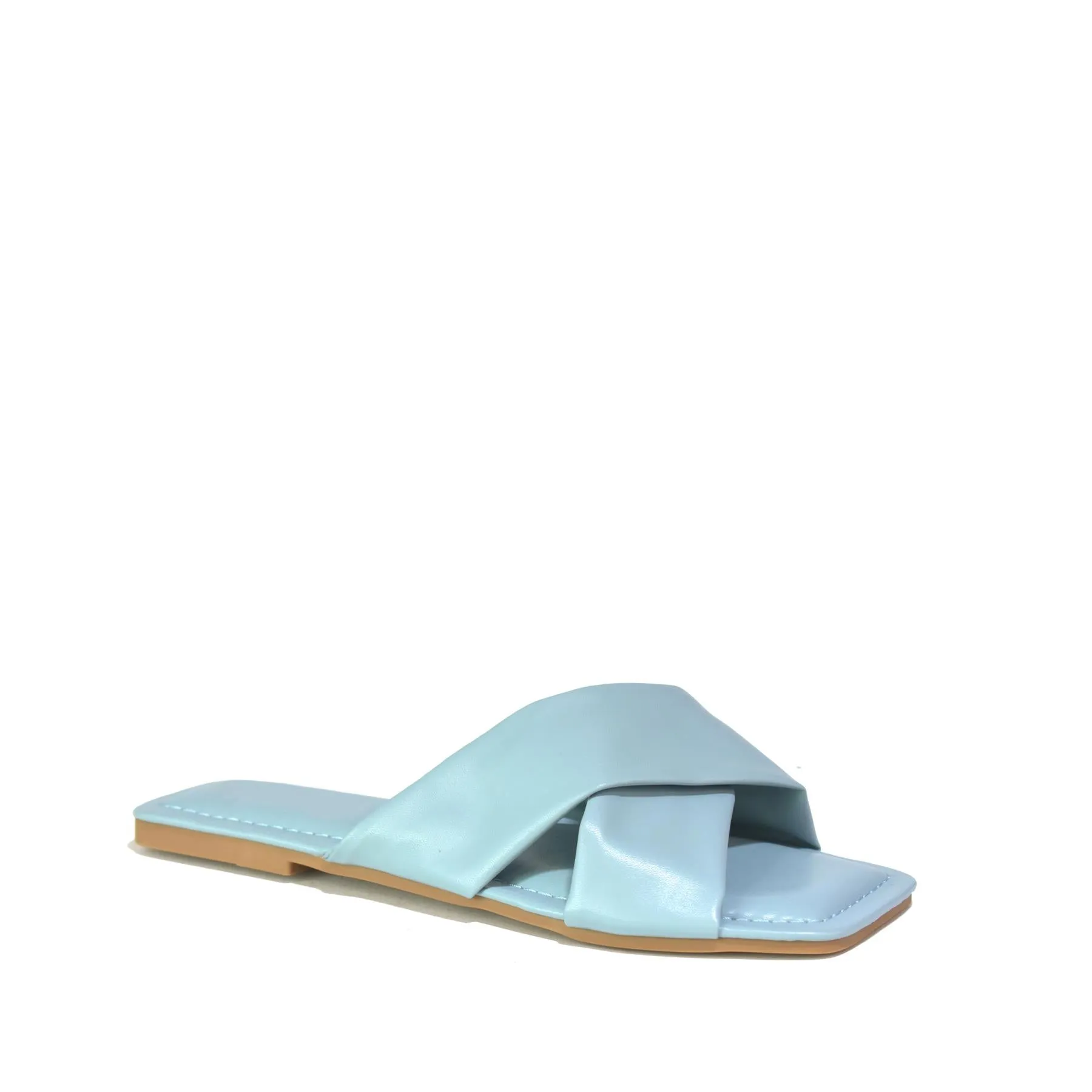 Women's Criss Cross Sandals Blue