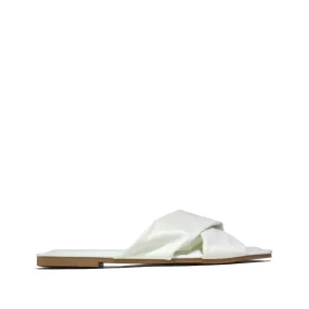 Women's Criss Cross Sandals White