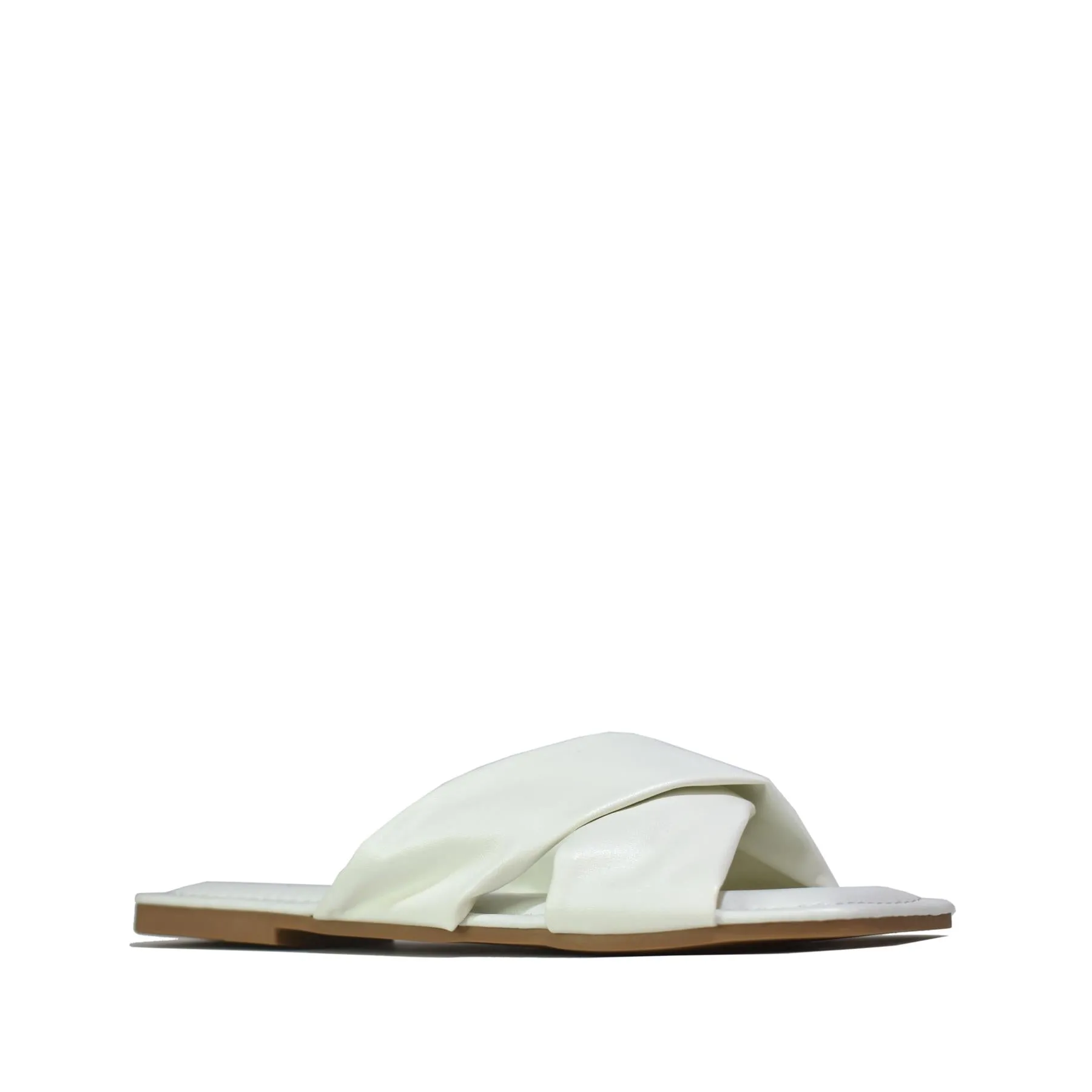 Women's Criss Cross Sandals White