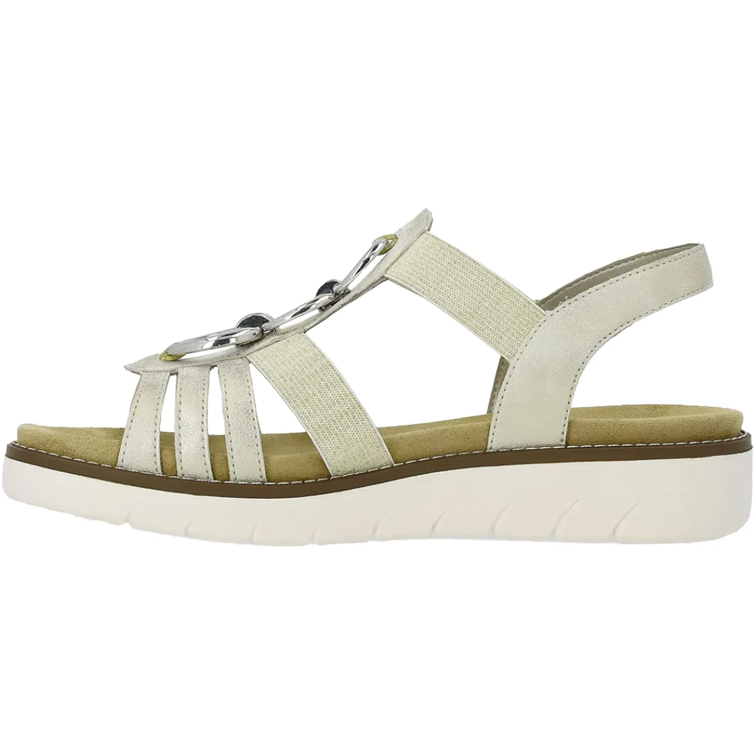 Women's Remonte D20743-60 Mushce/Beige Gold Synthetic