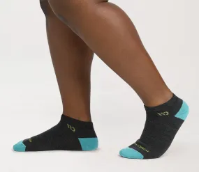 Women's Solid Midweight No Show Socks