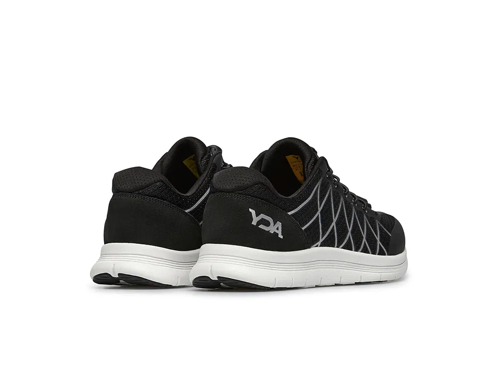 YDA Extra Wide Vault 2 Black Trainers