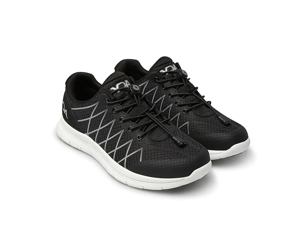 YDA Extra Wide Vault 2 Black Trainers