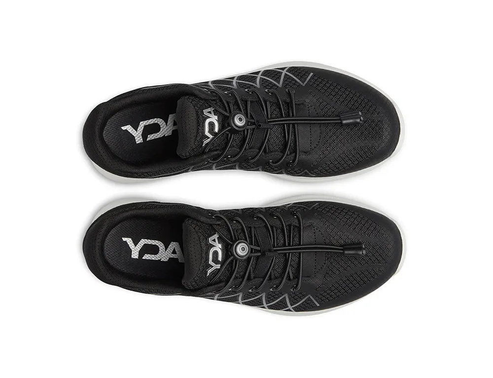 YDA Extra Wide Vault 2 Black Trainers